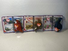 2000 McDonalds Teenie Beanie Babies Dinosaur Trio Complete Set of 3