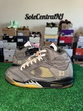 Jordan 5 Retro Off-White Mussola, taglia 11,5, leggermente indossato