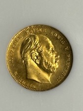 10 Mark 1872 A Wilhelm I Preu&szlig;en Kaiserreich Goldm&uuml;nze NGC MS67 Stempelglanz ++