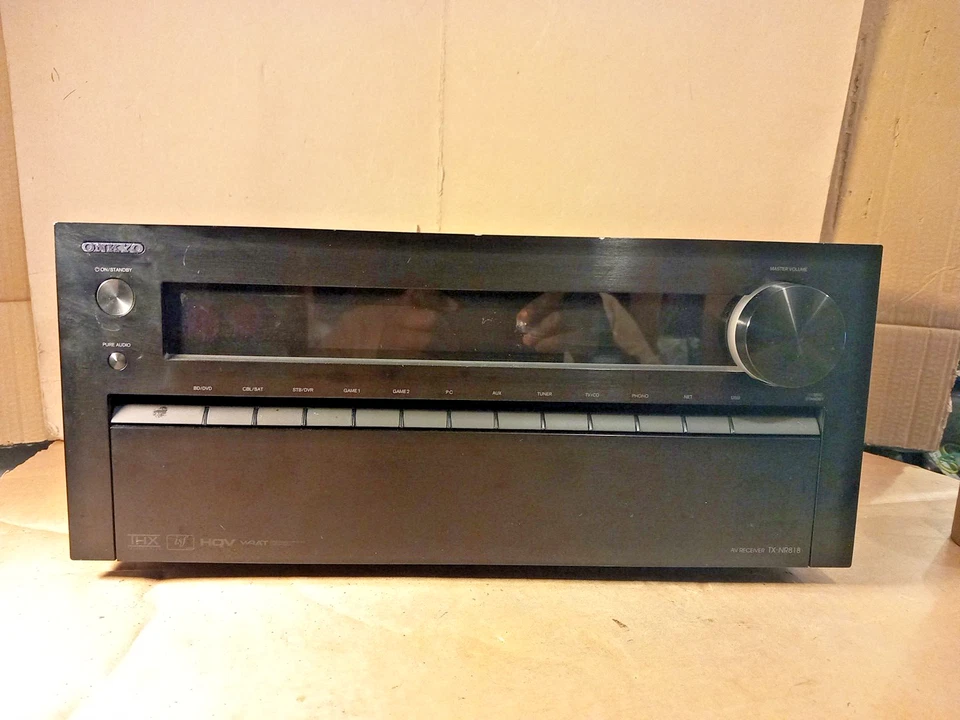 Onkyo TX NR818 7.2 Channel 135 Watt Receiver + REMOTE - Image 3 of 4