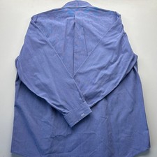 Brooks Brothers Original Polo Shirt Traditional Fit Blue Button Down Mens 16 1/2