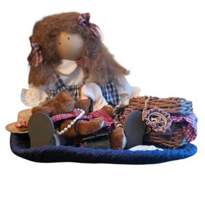 Lizzie High Caitlin Valentine Doll Figurine Shelf Sitter Pammy Bear Vintage 1996