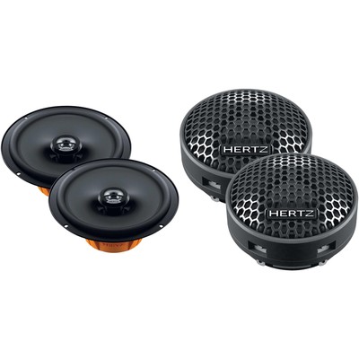 Hertz Dieci Series DCX-1653 6.5'' Two-Way Coaxial Speakers - Pair with DT 24.3...