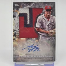 2018 Topps Inception Andrew Stevenson RC Auto Jumbo Patch /150 Nationals IAJ-AS