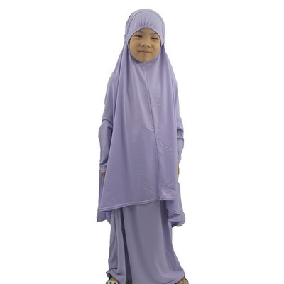 Lager Hijab Skirt 2pcs Suits Girls Prayer Turban Istant Shawls Khimar Kaftan