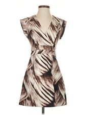 Halston Heritage Women Brown Cocktail Dress 0
