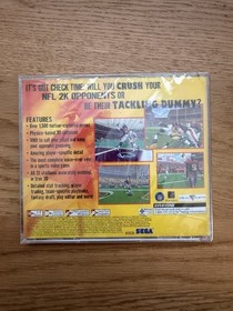 NFL 2K (Sega Dreamcast, 1999) Brand New Factory Sealed￼