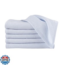 Little Pipers Deluxe 100 Natural Cotton Birdseye Cloth Diapers for Babies -