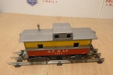 Marx Trains Nice! Gray, Red, Yellow 1977 A.T.&.S.F. Caboose