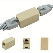 10x RJ45 Ethernet Network Cable Joiner Coupler LAN Extender CAT5 CAT5e CAT6