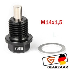 M14 x 1,5 Magnetische Ölablassschraube Für VW Audi Seat Skoda Schwarz M14 x 1,5 Magnetische Ölablassschraube Für VW Audi Seat Skoda Schwarz