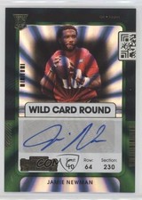 2021 Panini Contenders Ticket Wild Card Round Jamie Newman Rookie Auto RC 5y5. rookie card picture