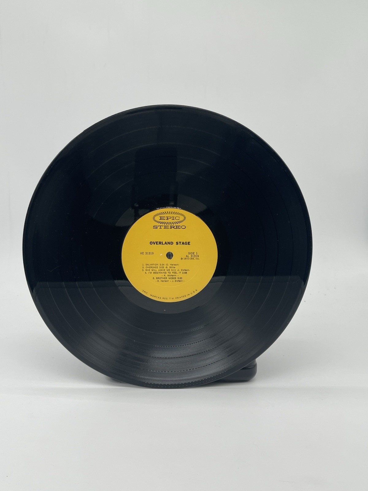 OVERLAND STAGE LP 12" VINYL RECORD VG+ PROMO EPIC KE31319 1971