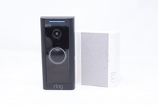 Ring Wi-Fi Smart Video BLACK Wired Doorbell with Chime