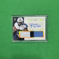 2014 Panini National Treasures Timeline Materials /25 Bishop Sankey #TNM-BS