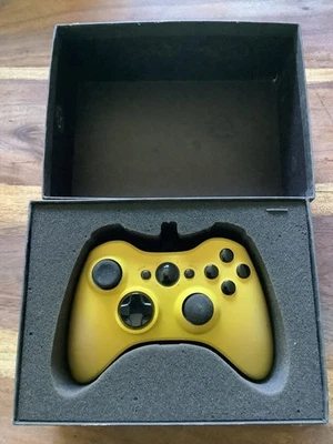 Rare manette filaire Xbox 360 Jaune Scuf Gaming controller - Photo 1/4