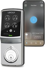 Lockly Smart Lock Model 7S Bluetooth Smart Door Lock Deadbolt Satin Nickel
