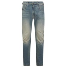 Replay Mens Jeans Hyperflex Anbass Dust Slim Fitted Jean in Medium Blue