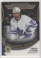 2020-21 Ultimate Collection Introductions Onyx Black 3/25 Timothy Liljegren 0p96