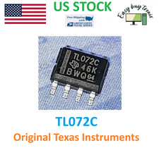 50pcs TL072C SMD-8 LOW NOISE J-FET DUAL OPERATIONAL AMPLIFIERS RH