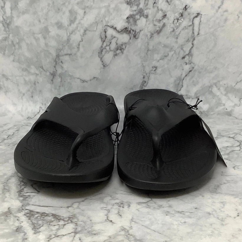 Oofos OOriginal Sandals Black M10 W12 Recovery Footwear Flip Flop P2-57 - Image 3 of 4