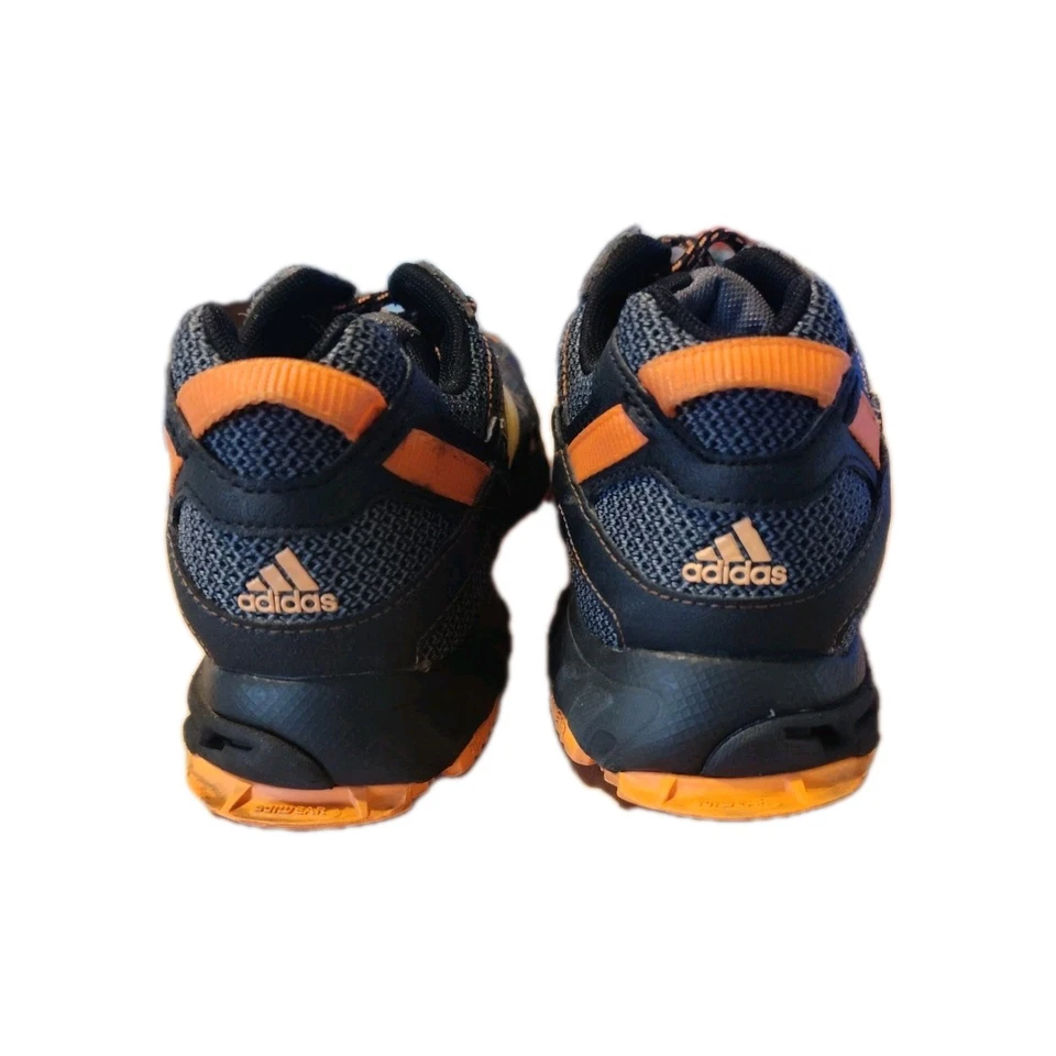 Adidas Running Shoes Men Size 10 Mud Release Surface Gray and Peach Pre-Owned - Image 3 of 4