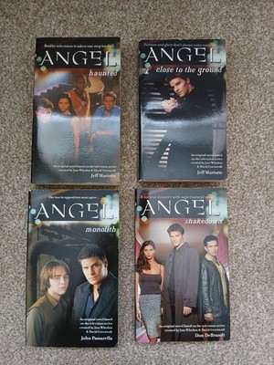 Angel TV Series Paperback Book Bundle Set of 4 printed 2000/2002 & 2004