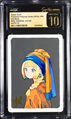 BLACK LABEL CGC 10 PRISTINE AUTO 10 Red Yanran Lillie Girl Pearl