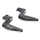 MFP Black Racing Front 1.5" Lowering Foot Pegs For NTV 650 GT Hawk 88-90 91 92