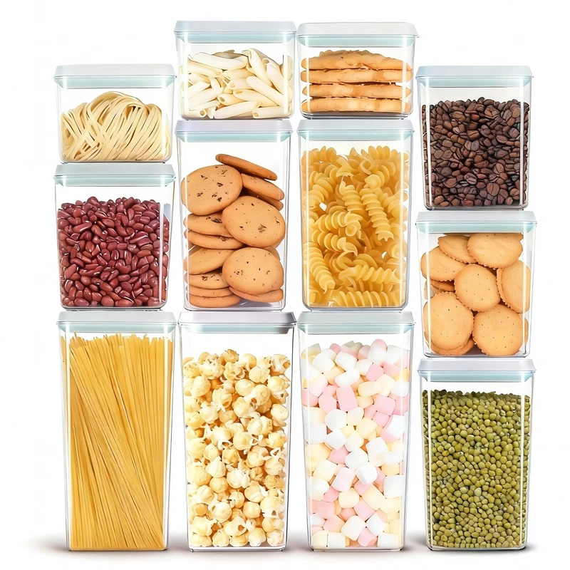 Cozey Daily Pop Containers Lids - Stackable Airtight Food Storage Kitchen