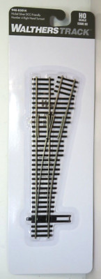 Walthers Track 948-83014 Code 83 Nickel Silver DCC Friendly #4 RH Turnout/Switch