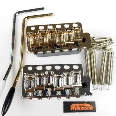Wilkinson ST electric guitar Tremolo System Bridge + Bent Steel Saddles WV6