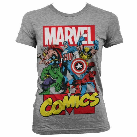 Ausverkauf! Offiziell Lizenziert Marvel Comics Helden Damen T-Shirt S-XXL Größen - Bild 1 von 1