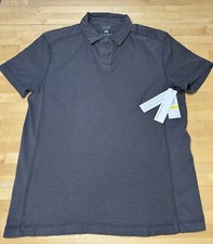 Calvin Klein Jeans Men  s Grey Collared Polo Shirt Size Medium 100 Cotton