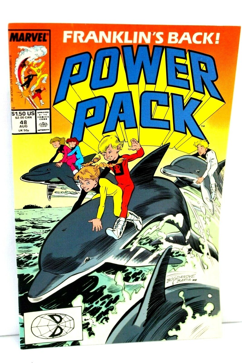 Power Pack #48 Franklin's Back 1989 Comic Marvel Comics F | eBay