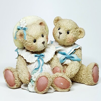  1992 Hillman/Enesco Cherished Teddies HEIDI & DAVID SPECIAL FRIENDS Sammlerbär