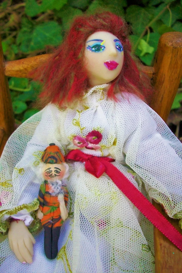 Clara and her Nutcracker (Ballet, Tchaikovsky) OOAK, Feito à Mão, Boneca de Arte - Imagem 3 de 4