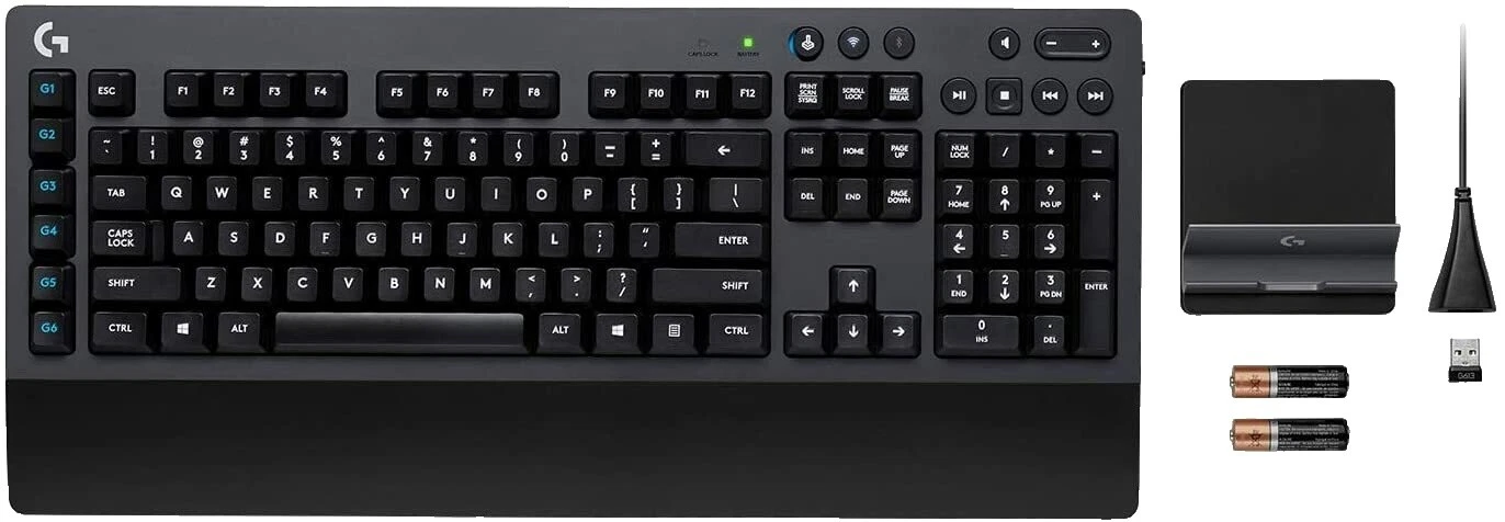 Teclados para juegos de Computadora Inalámbricos Logitech y teclados