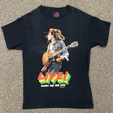 RARE VINTAGE BOB MARLEY LIVE 1975 TSHIRT