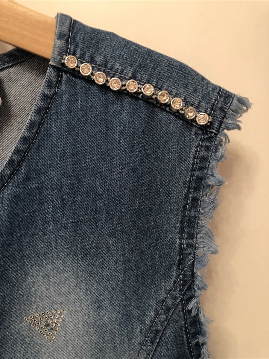 LN GUESS GIRLS BLUE DENIM DRESS AGE 12 WORN ONCE 10 11 eBay