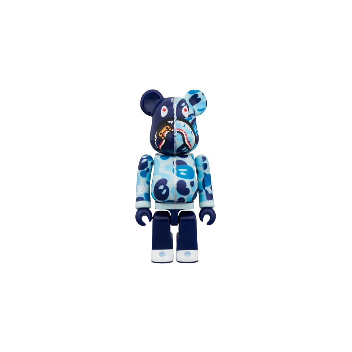 BE@RBRICK - BE@RBRICK BABY MILO CAMO SHARK 100％&400％ Be@rbrick Bearbrick x BAPE Baby Milo Camo Shark 100% 400% Set Blue