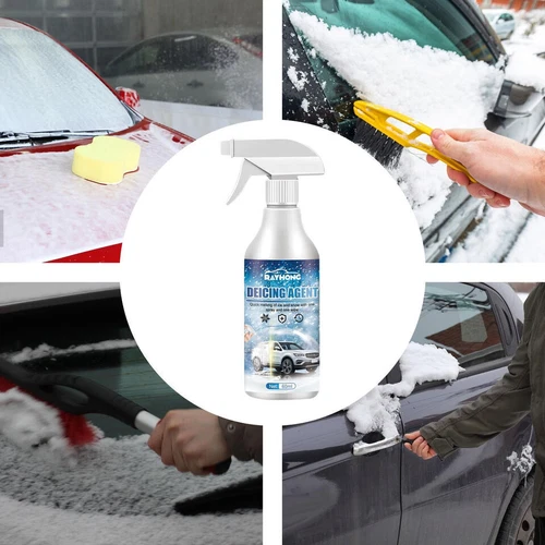 1-3X Car Deicing Agent Kit Windshield Ice Remover Spray Defroster Melting Deicer - Picture 3 of 15