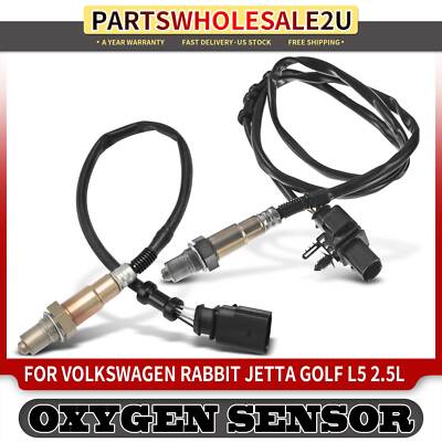 Jetta O2 Sensor 2x Upstream & Downstream O2 Oxygen Sensors for Volkswagen Rabbit Jetta ...