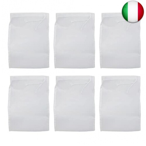 6 Pezzi 200 mesh Tessuto Filtrante in Nylon,Panno filtrante a Maglia fine,per