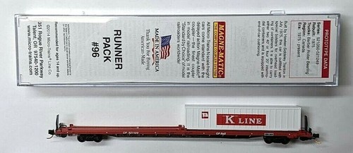 MTL Micro-Trains 07251230 CP Rail CP 521120 K Line contenedor 89' TOFC flatcar  | Zustand: New