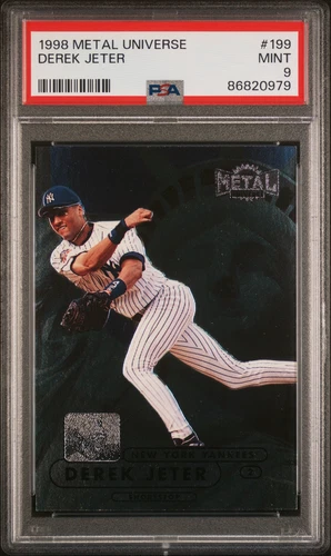 1998 Metal Universe #199 Derek Jeter PSA 9
