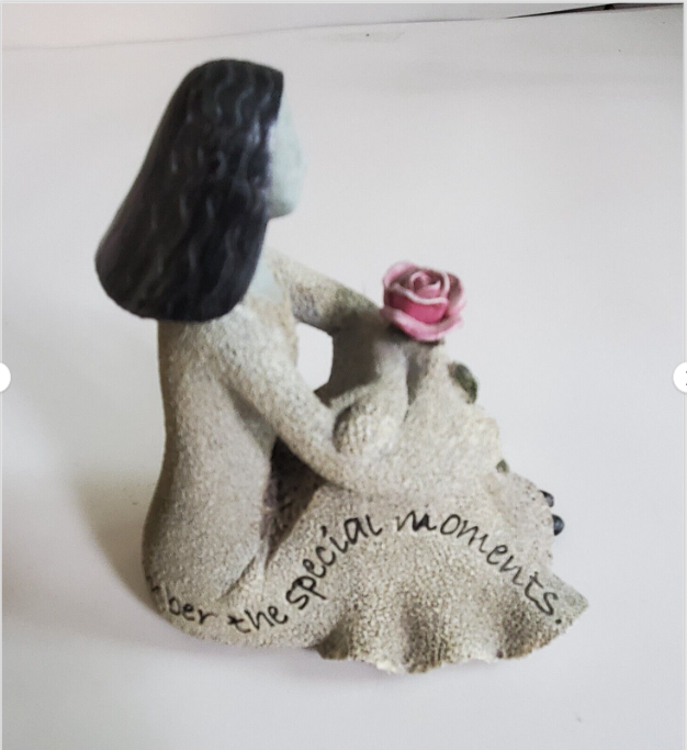 Artstone by Carson "Memories" Home Accents Sitting Woman Figurine Statue eBay