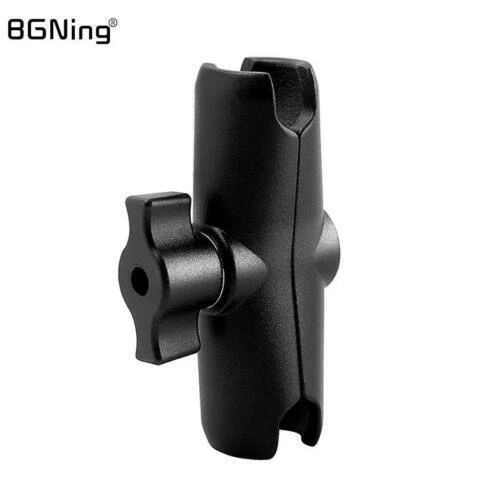 BGNING Brazo de extensión de doble zócalo de aluminio para montaje Ram adaptador de base de cabeza de bola de 1"