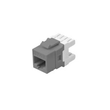 Belden AX101318 CAT6 RJ45 KeyConnect style Gray Modular Connector Jack