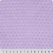 Lavender Minky Dimple Dot Fabric - 60" Wide - Sold by the Yard Bolt